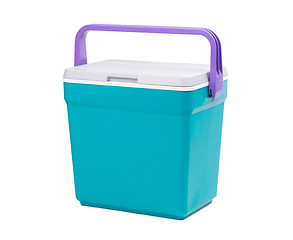 Image showing Cooler box isolated