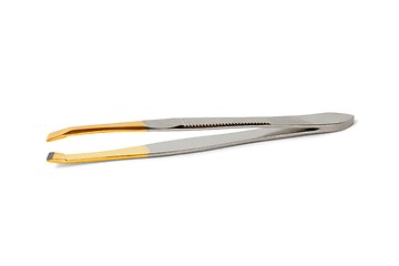 Image showing Cosmetic tweezers on white