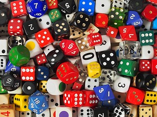 Image showing Cube dice collection