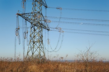 Image showing Electric lines collapsed