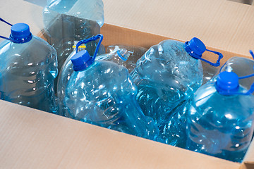 Image showing Plastic bottles for recycling