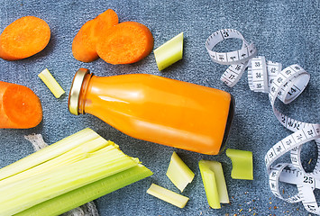 Image showing carrot smoothie
