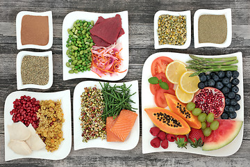 Image showing Healthy Diet Food Selection