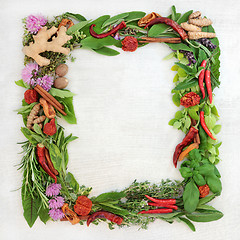 Image showing Herb and Spice Wreath