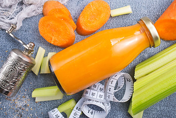 Image showing carrot smoothie