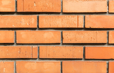 Image showing close up of brick wall texture