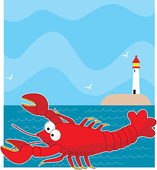 Image showing Lobster Light House