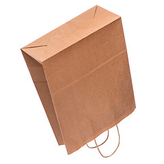 Image showing Brown paper bag on white