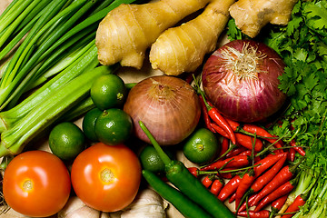 Image showing Ingredients for asian styled cooking

