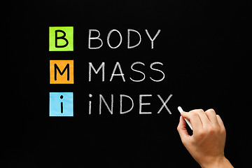 Image showing BMI - Body Mass Index Acronym Concept