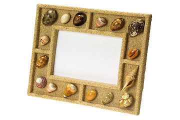 Image showing Seashells photo frame

