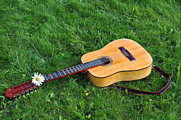 Image showing 12-string old guitar