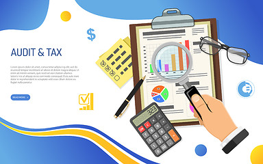 Image showing Auditing, Tax process, Accounting Concept