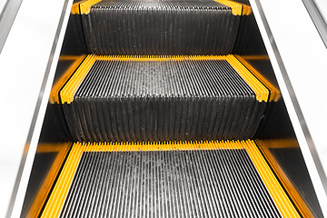 Image showing close up of escalator
