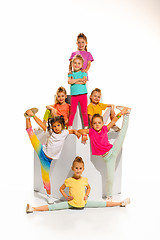 Image showing The kids dance school, ballet, hiphop, street, funky and modern dancers