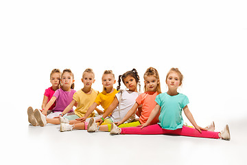 Image showing The kids dance school, ballet, hiphop, street, funky and modern dancers