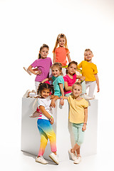 Image showing The kids dance school, ballet, hiphop, street, funky and modern dancers