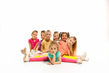 Image showing The kids dance school, ballet, hiphop, street, funky and modern dancers