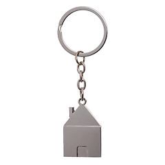 Image showing House shaped keychain