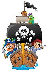 Image showing Image with pirate vessel theme 4
