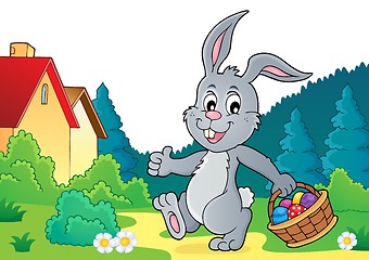 Image showing Easter rabbit thematics 7