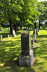 Image showing Old cemetery
