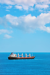 Image showing Cargo Ship in the Sea