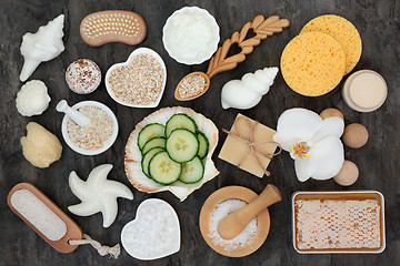 Image showing Natural Skincare and Body Care Products
