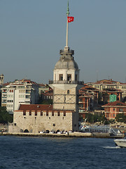 Image showing girl tower of Turkey