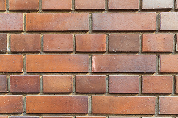 Image showing close up of brick wall texture