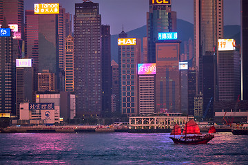 Image showing Hong Kong skyline. Hong Kong, China