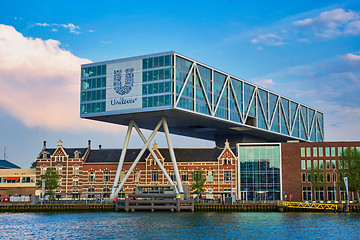 Image showing Unilever building, Rotterdam