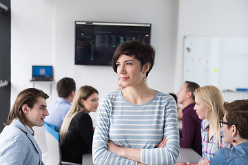 Image showing Portrait of successful Businesswoman