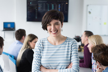 Image showing Portrait of successful Businesswoman