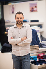 Image showing man in Clothing Store