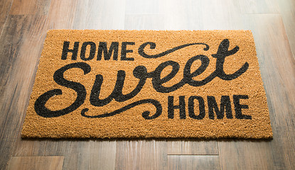 Image showing Home Sweet Home Welcome Mat On Floor