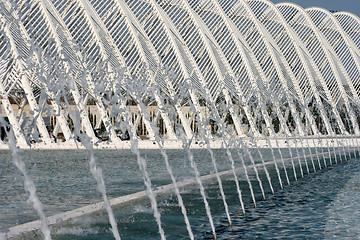 Image showing fountains