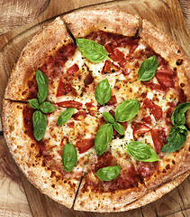 Image showing Homemade Margherita Pizza