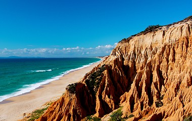 Image showing Praia da Vigia, Portugal