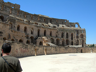 Image showing colosseum of tunisia