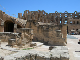 Image showing colosseum of tunisia