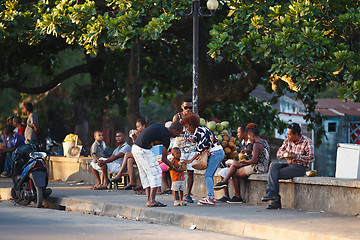 Image showing Street life in Toamasina city, Madagascar
