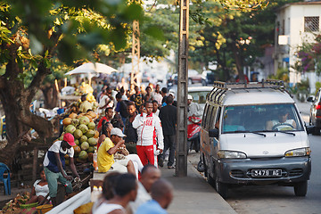 Image showing Street life in Toamasina city, Madagascar