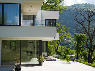 Image showing Exterior of  luxury Villa