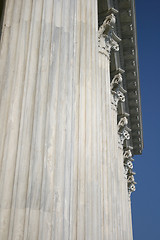 Image showing pillars and sky