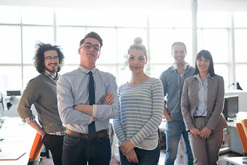 Image showing Portrait of a business team At A Meeting