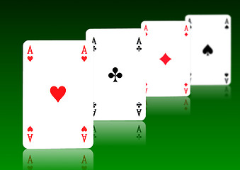 Image showing Four Aces