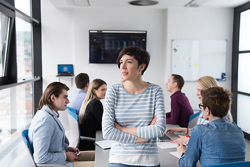 Image showing Portrait of successful Businesswoman