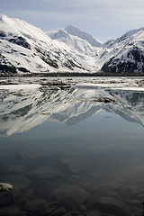 Image showing Byron Glacier, Alaska, in spring
