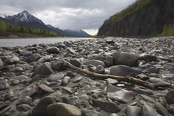 Image showing Gravel bar in Alaska